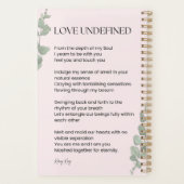 Liebe Undefinierte Gedichte Planer (Rückseite)