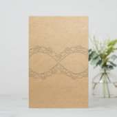 Liebe unendlich drucken briefpapier (Stehend Vorderseite)