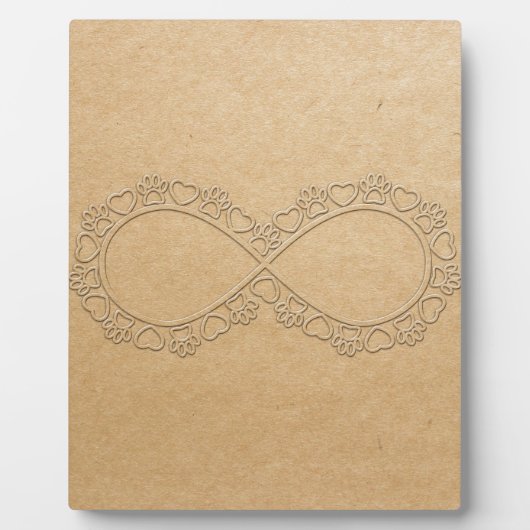 Liebe unendlich drucken fotoplatte (Vorderseite)