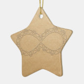 Liebe unendlich drucken keramik ornament (Links)