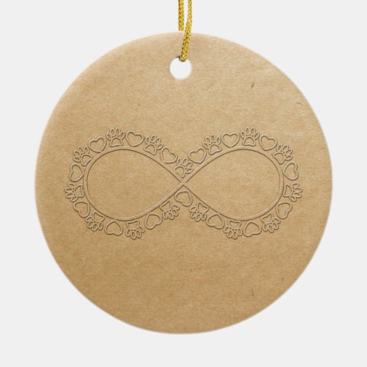 Liebe unendlich drucken keramik ornament (Vorne)