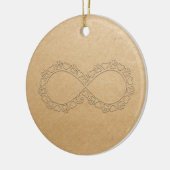 Liebe unendlich drucken keramik ornament (Links)