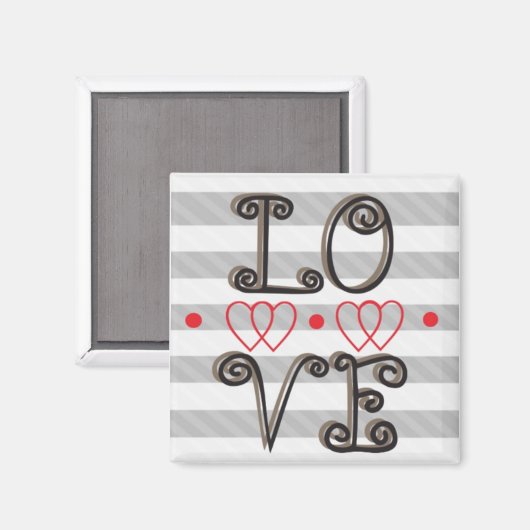 Liebe Unendlichkeit Zeit Unendlichkeit Magnet (Vorderseite/Rückseite)