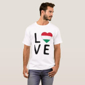 Liebe - Ungarische Flagge T-Shirt (Vorne ganz)