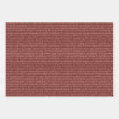 Liebe Unicorn Geschenkpapier Set (Vorderseite 3)