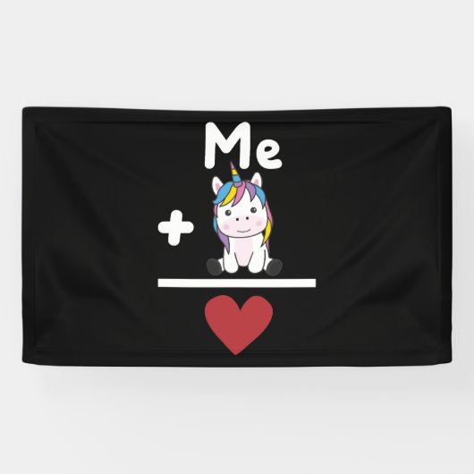 Liebe Unicorn Liebe Banner (Horizontal)