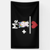 Liebe Unicorn Liebe Banner (Vertikal)