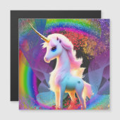 Liebe Unicorn Regenbogen Magnetkarte (Vorne/Hinten)
