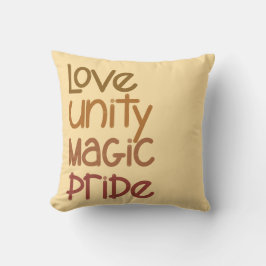 Liebe Unity Magic Prix Black Kissen