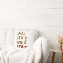 Liebe Unity Magic Prix Black Kissen
