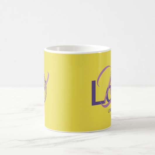 LIEBE UNKONDITIONELL Christlich gelb Kaffeetasse (Mittel)