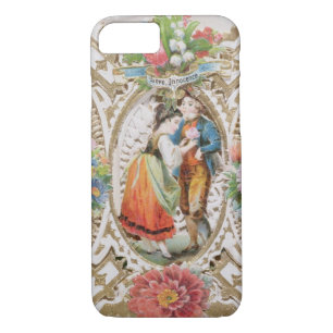 Liebe, Unschuld, Valentinekarte, c.1870 (Farbli Case-Mate iPhone Hülle
