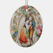 Liebe, Unschuld, Valentinekarte, c.1870 (Farbli Keramik Ornament (Rechts)