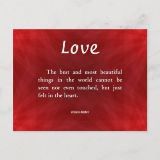 Liebe Unseen Postkarte