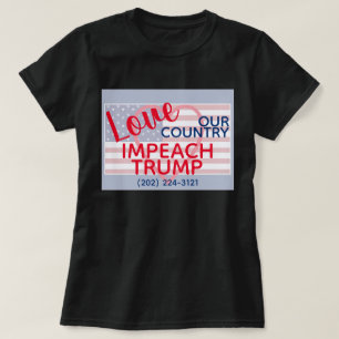 Liebe: Unser Land impliziert Trump-Kongress T-Shirt