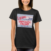 Liebe: Unser Land impliziert Trump-Kongress T-Shirt (Vorderseite)