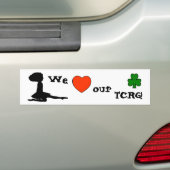 Liebe unser TCRG - Iren tanzen Autoaufkleber (Auf Auto)