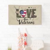 Liebe Unser Veteranentag ist stolz auf den militär Banner (Insitu)