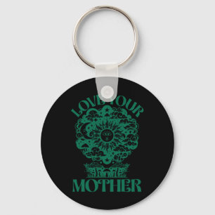 Liebe Unsere Mutter Erde Tag Celestie Sun Moon Ast Schlüsselanhänger