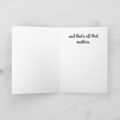 Liebe Unsere Reise Feiertagskarte (Innenseite)