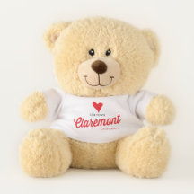 Liebe Unsere Stadt Claremont CA - Plush Bear