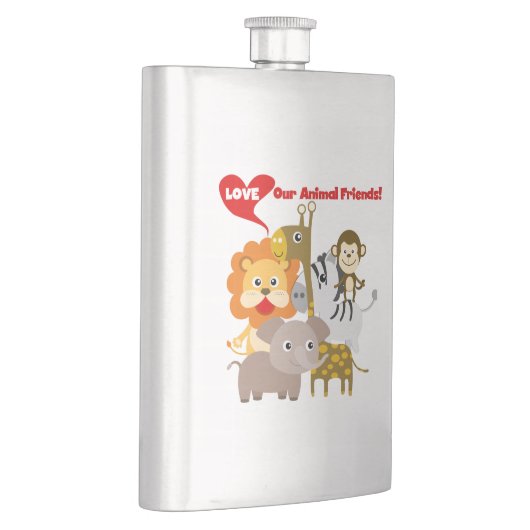 Liebe unsere Tierfreunde Flachmann (Rechts)