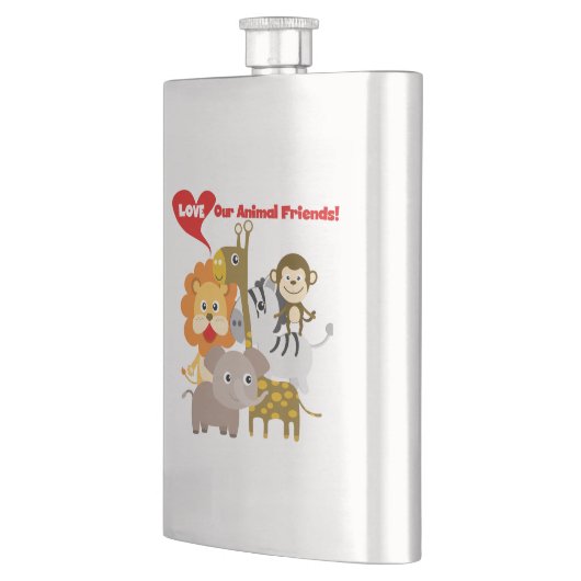 Liebe unsere Tierfreunde Flachmann (Links)