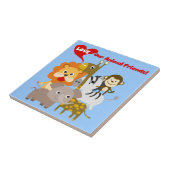 Liebe unsere Tierfreunde Fliese (Seite)