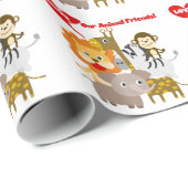 Liebe unsere Tierfreunde Geschenkpapier (Rolleneckpunkt)