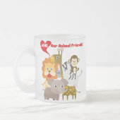 Liebe unsere Tierfreunde Mattglastasse (Links)