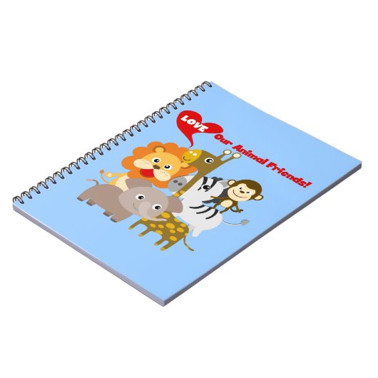 Liebe unsere Tierfreunde Notizblock (Linke Seite)