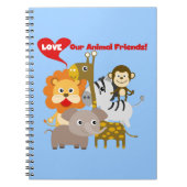 Liebe unsere Tierfreunde Notizblock (Vorderseite)