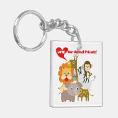 Liebe unsere Tierfreunde Schlüsselanhänger (Vorderseite links)