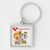 Liebe unsere Tierfreunde Schlüsselanhänger (Vorne)