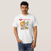 Liebe unsere Tierfreunde T-Shirt (Vorne ganz)