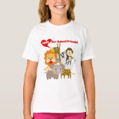 Liebe unsere Tierfreunde T-Shirt (Vorderseite)