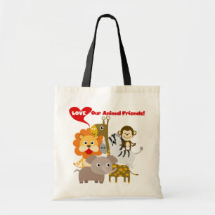 Liebe unsere Tierfreunde Tragetasche