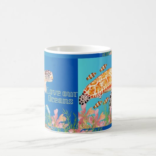 Liebe unserer Ozeane Kaffeetasse (Mittel)