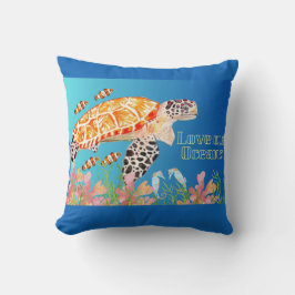 Liebe unserer Ozeane Kissen