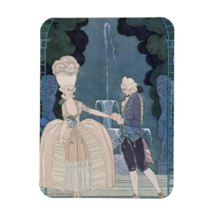 Liebe unter dem Brunnen, Illustration für 'Partys Magnet