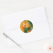Liebe unter dem Hibiskus Art Sticker (Umschlag)
