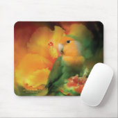 Liebe unter dem Hibiskus Mousepad (Mit Mouse)