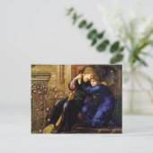Liebe unter den Ruinen - Edward Burne-Jones Postkarte (Stehend Vorderseite)
