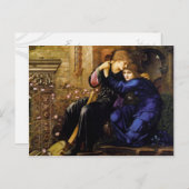 Liebe unter den Ruinen - Edward Burne-Jones Postkarte (Vorne/Hinten)