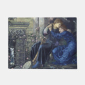 Liebe unter den Ruinen (von Edward Burne-Jones) Fußmatte (Vorderseite)