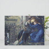 Liebe unter den Ruinen (von Edward Burne-Jones) Karte (Stehend Vorderseite)