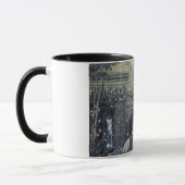 Liebe unter den Ruinen (von Edward Burne-Jones) Tasse (Links)