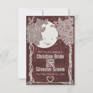 Liebe unter den Sternen, 3,5 x 5 UAWG RSVP Karte