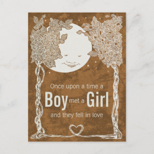 Liebe unter den Sternen, Verlobung Ankündigungspostkarte