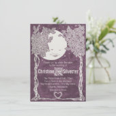 Liebe unter den Sternen, wedding Einladung (Stehend Vorderseite)